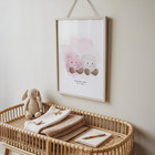 Watercolour Marshmallows Jellycat Inspired Wall Print, A3 A4 A5