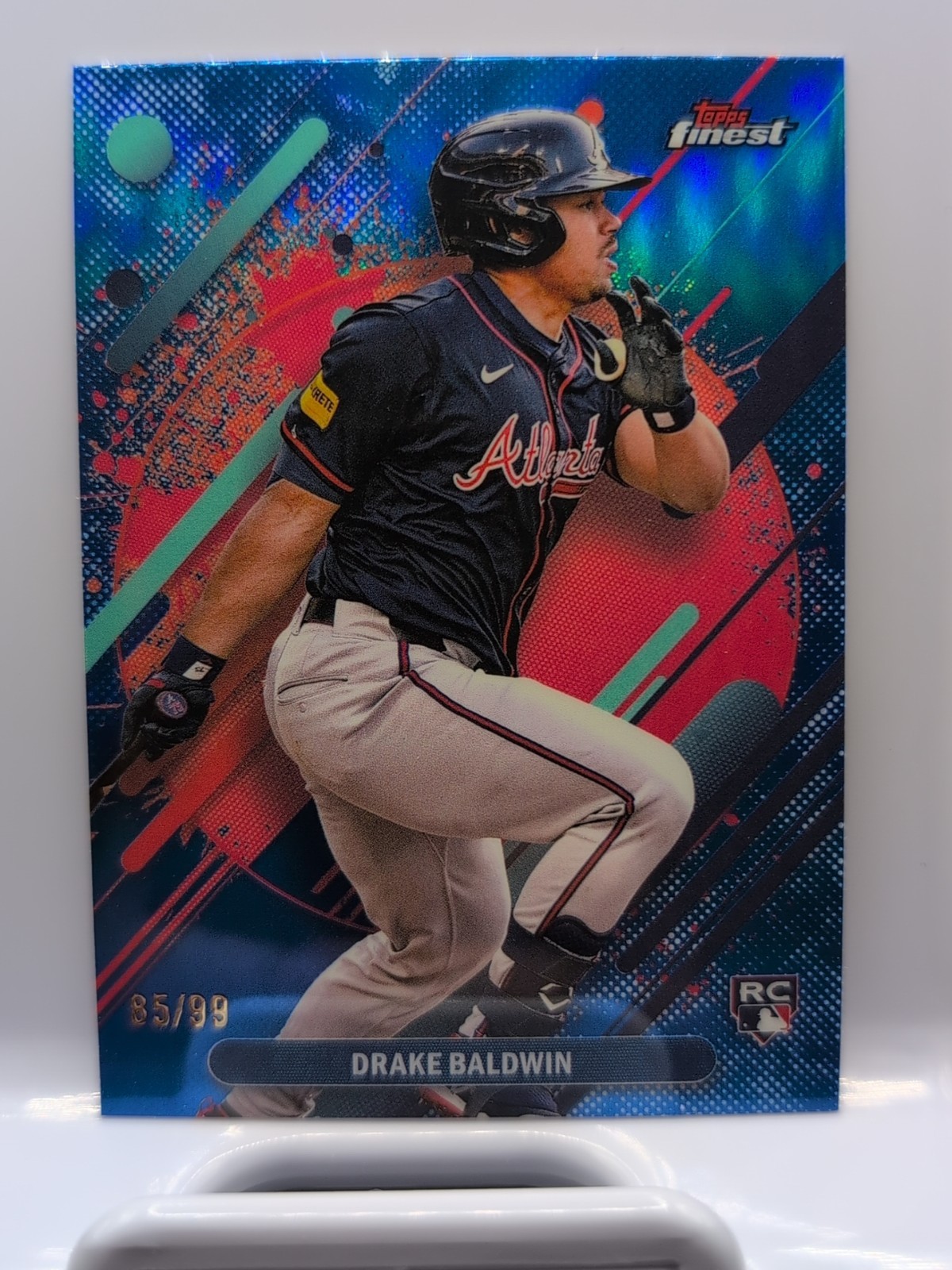 Drake Baldwin 2025 Topps Finest - Rare#287 Blue Refractor /99 (RC)