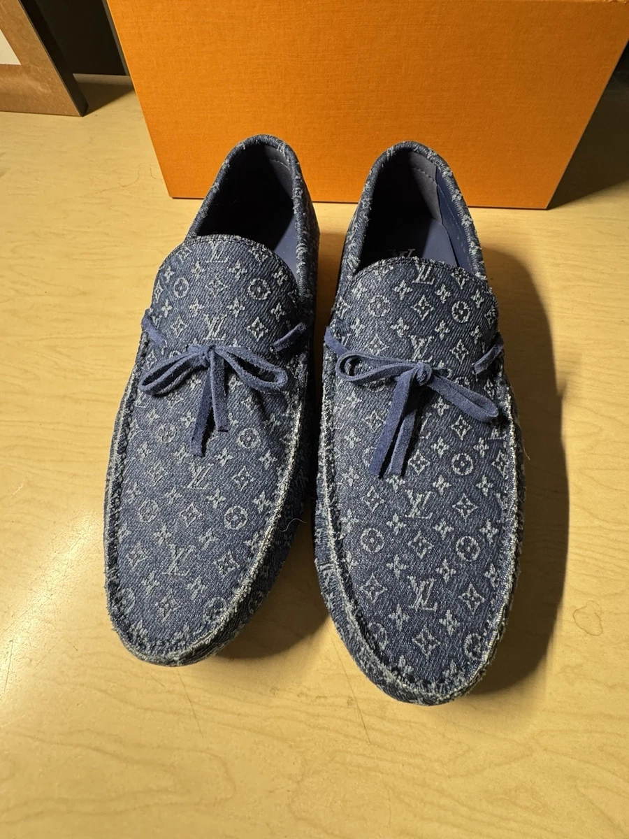 Louis Vuitton Moccasin Blue Casual Shoes for Men for sale | eBay