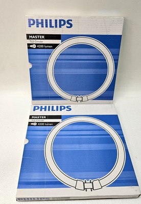 Pair Of TL5C55W/840 Cool-White 4000K 55W Type TL5 Circular Fluorescent 2GX13