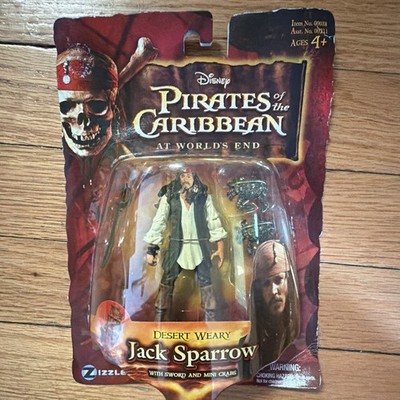 Zizzle Pirates of the Caribbean At World's End Desert Weary Jack Sparrow +Sword