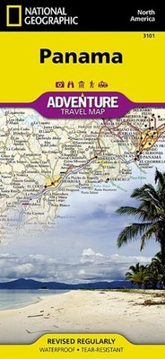 Panama Map: Adventure Maps by Nat Geo Maps (English) Folded Book