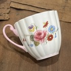 Vintage Shelley Fine Bone China England Rose Red Daisy Floral Demitasse 13425 — photo 7