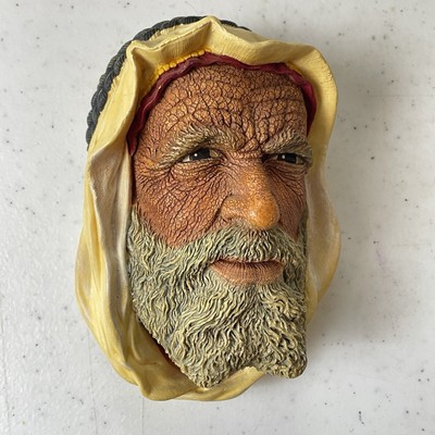 Vintage BOSSONS Made In Congleton England Arab Sheik Syrian Head - GC