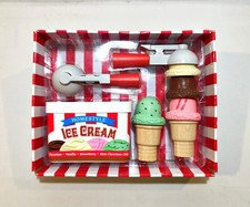 Melissa Doug Scoop Stack Ice Cream Cone Magnetic Playset
