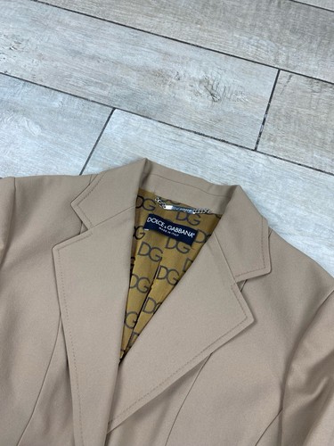 Dolce & Gabbana Damen Blazer Gr. 42 Beige Made in Italy - Bild 4 von 9