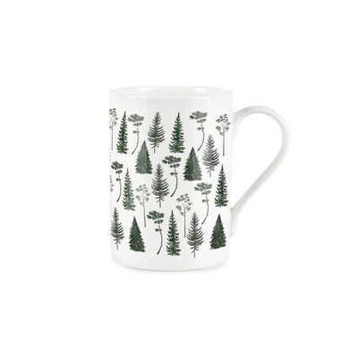 Winter Woodland Bone China Tasse - Streubäume Bone China Tee/Kaffeetasse Geschenk