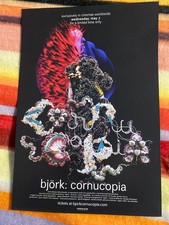 Mini affiche BJORK Björk CORNUCOPIA Japon SUGARCUBES CORNUCOPIA volta comme neuve