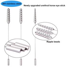 Metal Urethral Stretching Penis Solid Plug Stainless Steel Dilator Sounding