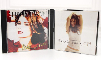 SHANIA TWAIN - LOT OF 2 COUNTRY CDS - SHANIA TWAIN UP 2 CD SET & COME ON OVER