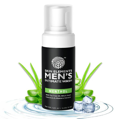 Skin Elements Herren Intim Waschlotion Menthol Duft Pack 120ml