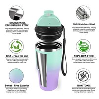Thermobecher 600Ml Auslaufsicher Doppelwandig Bpa-Frei Kaffeebecher To Go