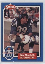 1988 Swell Football Greats Hall of Fame Wrong Back Bob Lilly Gino Marchetti 0kb5