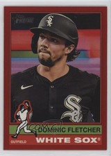 2025 Topps Heritage Red Border Dominic Fletcher #356 16o7