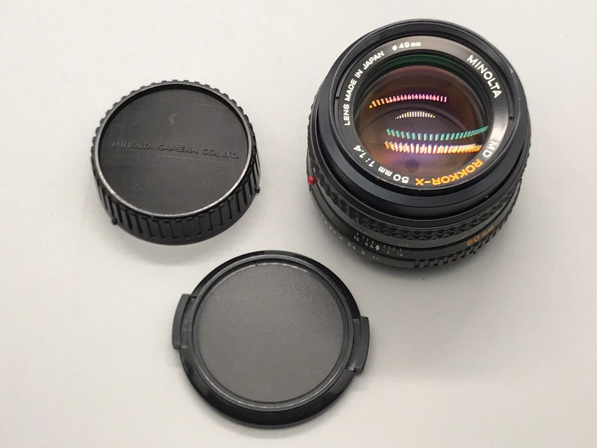 Minolta Rokkor-X 50mm Focal Camera Lenses for sale | eBay