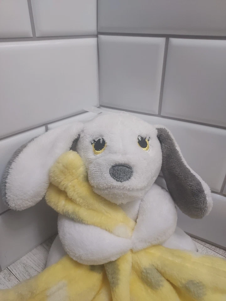 Little Beginnings Unisex Yellow Puppy Dog Security Blanket Minky Lovey - Image 2 of 4
