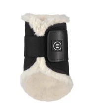 EquiFit Essential Everyday Boots with Sheepswool - Hind - Black/Natural
