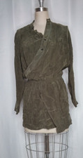 STILLWATER WOMEN'S LONG SLEEVE BUTTON UP SHIRT DRESS GREEN XS