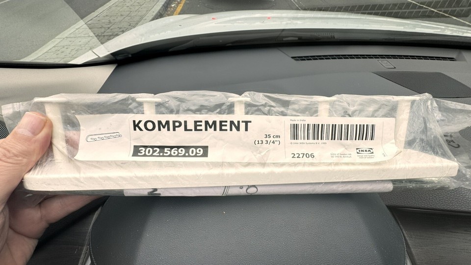 IKEA KOMPLEMENT 302.569.09 Pullout multiuse hanger TIE BELT SCARF