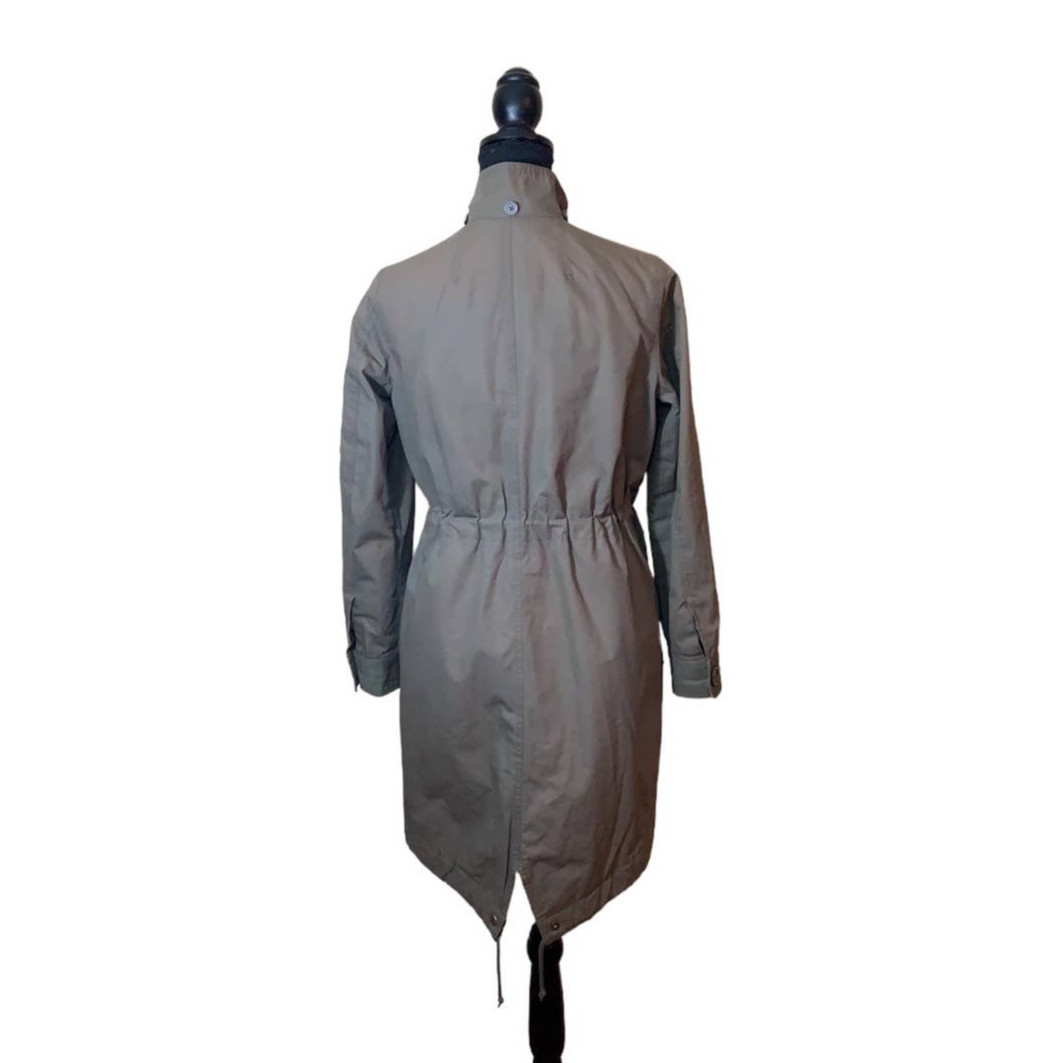 Veste Utilitaire Satinée Longue Gap Greenway - Taille M, Neuve Avec étiquettes, Couleur Verte