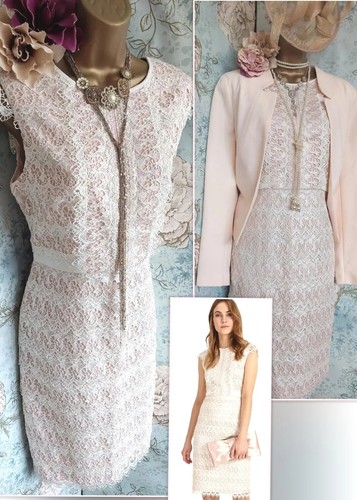 Phase eight ally cameo Ivory Crochet lace mother wedding dress jacket outfit 12 - 第 1/23 張圖片