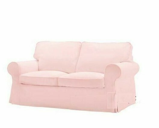 Ikea Ektorp Loveseat Cover Jonsboda Blue Denim 2 Seat Sofa Ottoman
