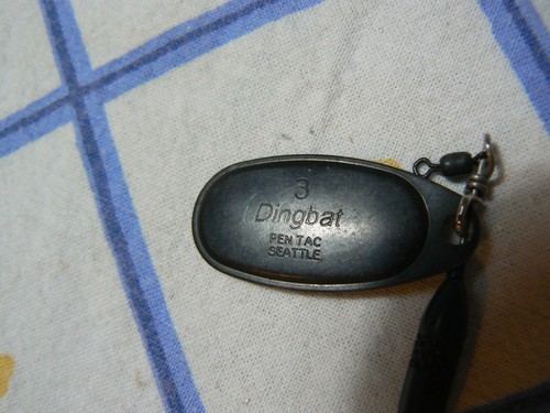 Raro señuelo de pesca Pen Tac Dingbat Spinner - negro - Seattle - Imagen 3 de 3