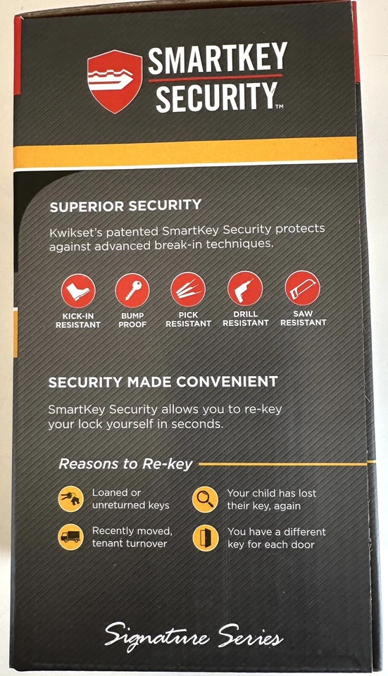 Kwikset Double Cylinder Deadbolt SmartKey & Microban In Polished Brass 99850-071 - Image 2 of 4