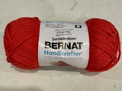 Bernat Handicrafter Red Cotton Yarn-NEW | eBay