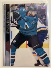 2020-21 UD Clearcut Base Evander Kane Sharks