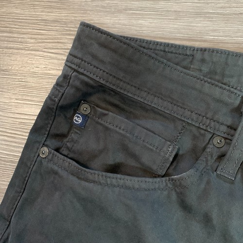 AG Adriano Goldschmied Protege Straight Leg Pants Mens 38x34 Black USA Made - Picture 7 of 15