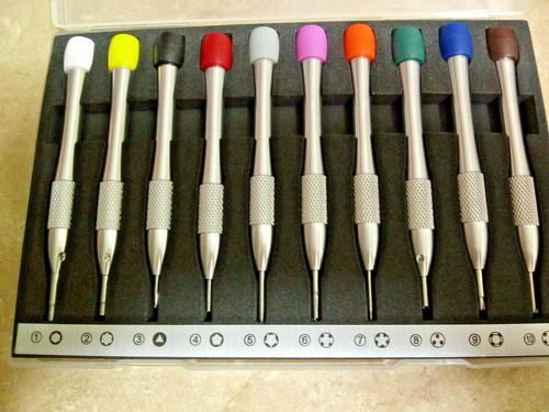 10 Screwdrivers Omega/Audemars/Iwc 