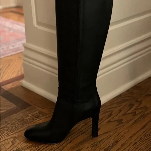 Bottes noires hautes élégantes John Galliano Dior au genou peu portées pointure 6,5