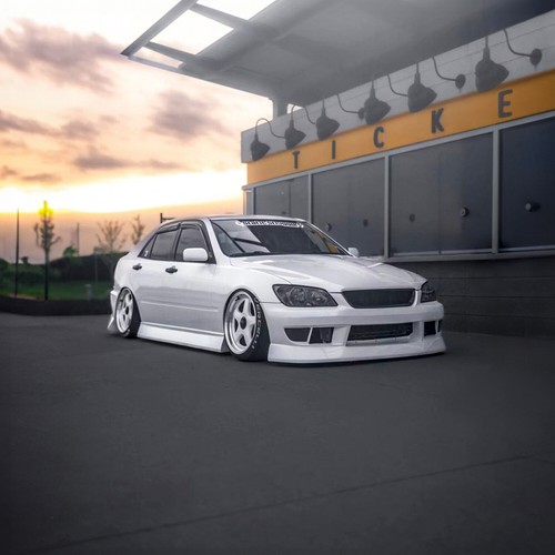 KBD Body Kits Bsport 2 PC Polyuréthane Côté Jupes Pour Lexus IS300 2000-2005 - Photo 1 sur 7