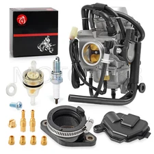 Carburetor & Intake Manifold Boot For Honda Rancher 400 TRX400 FGA FA 2004-2007