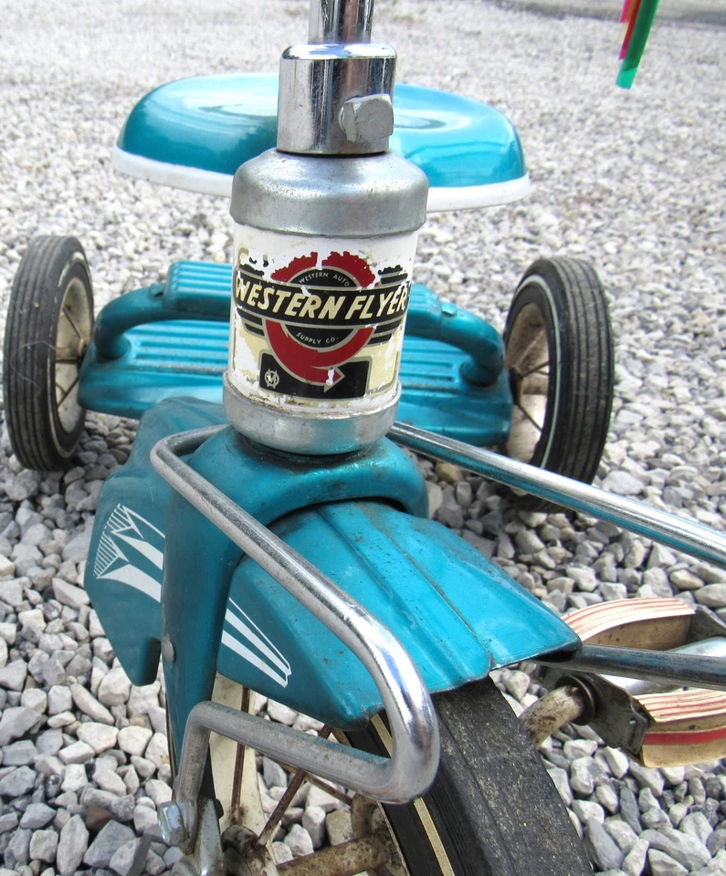 Triciclo Western Flyer Survival 1962 de colección todas las piezas originales en muy buen estado Estados Unidos Foto 2 de 4