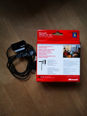Microsoft Webcam, schwarz, nagelneu