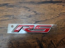 2011-15 Chevy Cruze Red Rs Nameplate Front Door Emblem New Oem Gm 22877479