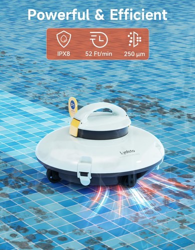 Lydsto P1-JZ-B Cordless Robotic Pool Cleaner - Automatic Pool Vacuum - BNIB - - Picture 2 of 6