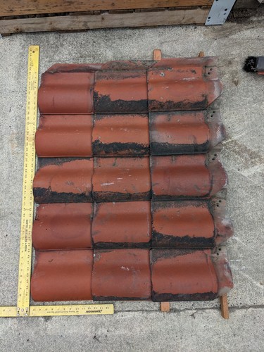 Salvage Ludowici 13" Spanish Clay Roof Tile 250pcs per pallet - Picture 9 of 9