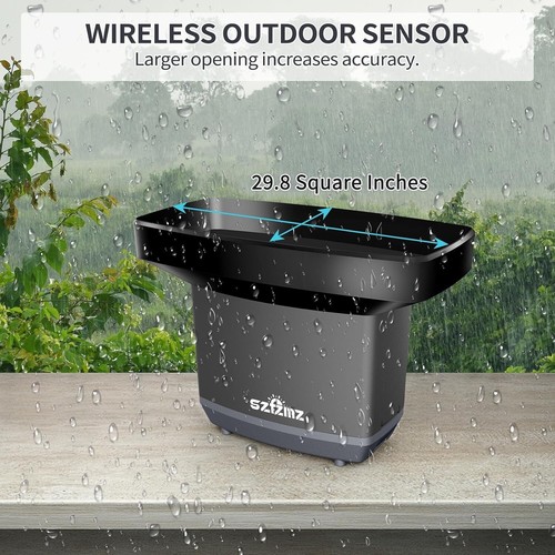 Digital Rain Gauge Outdoor Wireless Self-Emptying Collector, Rainfall History - Picture 4 of 7