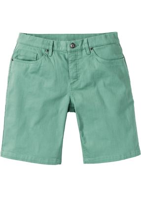 Stretch-Bermuda Regular Fit Gr. 50 Grün Herren Kurz-Hose Shorts-Pants Neu