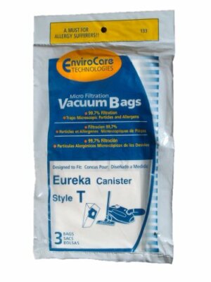 75 Eureka T Allergy canister Bags 61555 Cainster Series 970972 970A 972A s