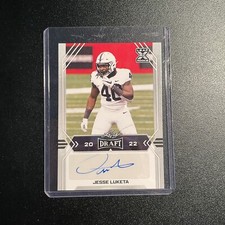 2022 Leaf Draft Jesse Luketa Rookie RC Auto Autograph #BA-JL1