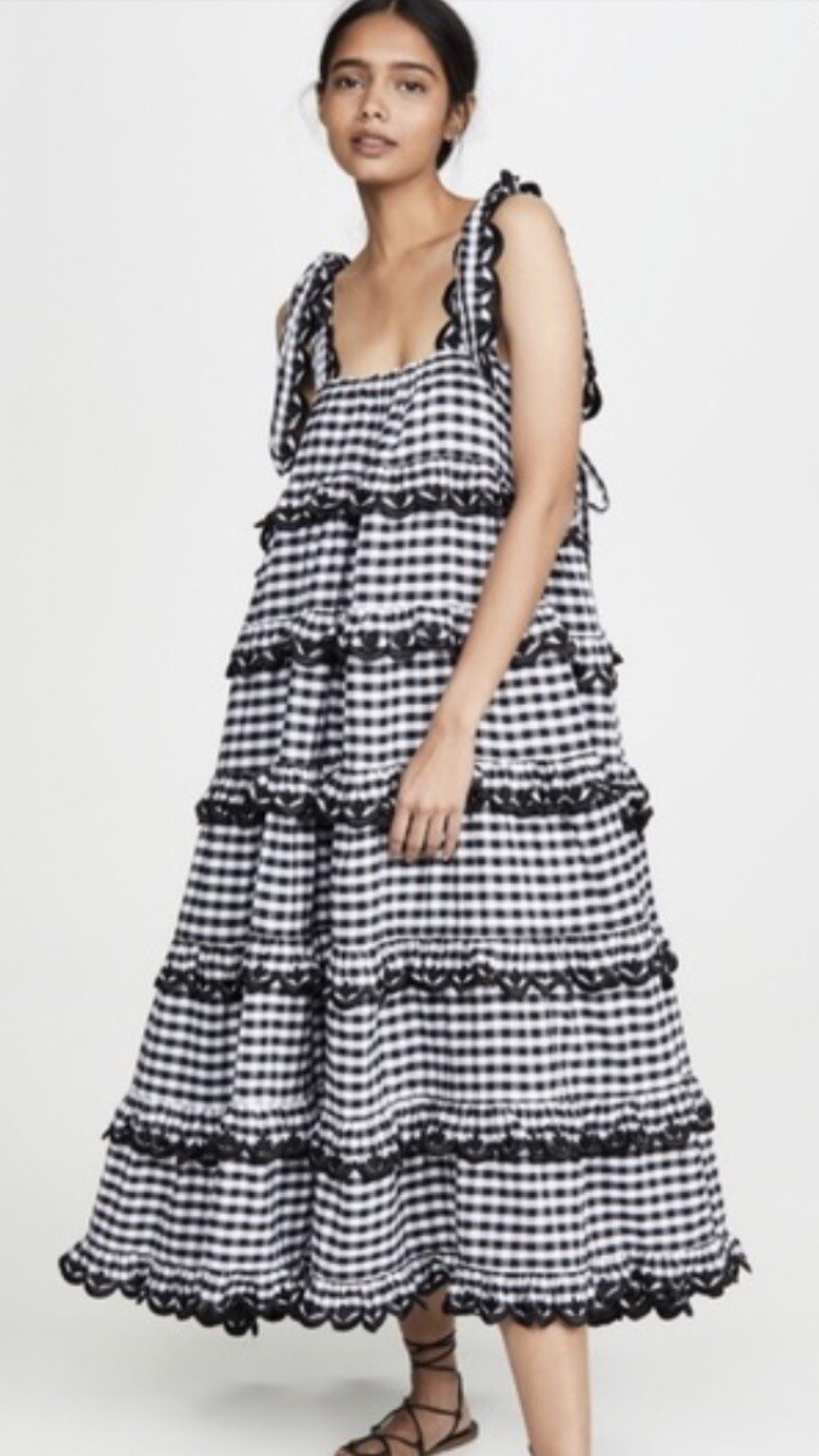 innika choo frill dress