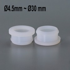 Cover Plug Clear Silicone Snap-on Hole Cover Protector Caps Grommet Φ4.5mm~Φ30mm