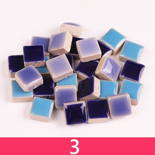 1cm 200g Carré Céramique Mosaïque Tuiles Main Matériaux DIY Mural Art Décoration - Afbeelding 7 van 50