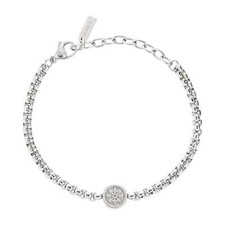 BREIL KETCH BRACCIALE DA UOMO IN ACCIAIO A MAGLIA CON TIMONE TJ3217  (0965)