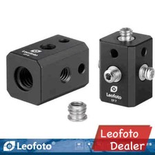 Leofoto CF-7 Tripod Multi-Adapter Post/Block with 5 Male 1/4" 1x3/8"