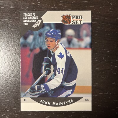 1990-91 Pro Set John McIntyre RC #457